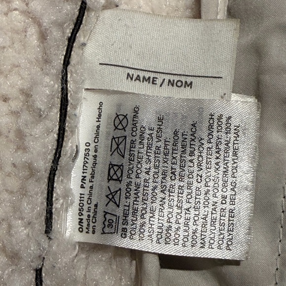 VGUC H&M Faux Leather Faux Wool Stylish Black and White Jacket, Unisex (6-7 yrs) - Picture 11 of 14